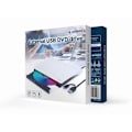 Pikkukuva 2 / 2: Gembird DVD-USB-03-BW ulkoinen DVD-asema - Valkoinen - USB Type-C - DVD±RW