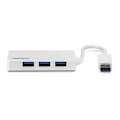 Miniatyrbild 4 av 4: 4-portars USB 3.0 Hub - TRENDNET TU3-H4E - USB-driven
