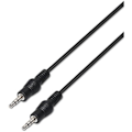 Miniatyrbillede 1 af 2: Stereo lydkabel - AISENS A128 - 0144 - Jack 3,5 - 10 m - Sort Svart