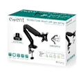 Miniatyrbillede 4 af 4: Ewent EW1515 fladskærms bordholder 68,6 cm (27") Klemme/bolt Sort