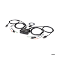 Miniatyrbillede 3 af 4: KVM-svitsj - STARTECH - SV211DPUA4K - 2 Porte - 4K 60 Hz - Audio 3,5 mm