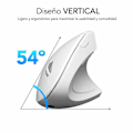 Miniatyrbild 4 av 6: GLIDE VERTICAL ERGO DUAL MOUSE Vit