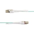 Pikkukuva 3 / 4: Kuituoptinen kaapeli - StarTech.com - 3m - LC to LC - OM4 Monimuoto - 100G Verkkot. Turkos