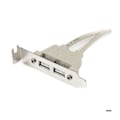 Miniatyrbillede 2 af 3: USB 2.0-adapter - STARTECH.COM - 2 USB A-porte - Lille størrelse - IDC 5-bens - Livstidsgaranti