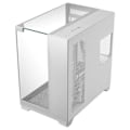 Miniatyrbillede 3 af 6: Mars Gaming MC-Vision ATX-kabinet Triple Temperet Glas Rammefri Dobbelt Kammer Design USB 3.0 Hvid