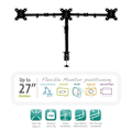 Miniatyrbillede 2 af 3: Fladskærms bordholder - EWENT - EW1513 - 68,6 cm (27") - Klemme/bolt - Sort