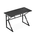 Miniatyrbillede 1 af 4: Bureau gaming HUZARO HERO 1.6 Sort, Ergonomisk skrivebord, PC gaming, IT, Gamer, Spil skrivebord, 120x60x77cm sort