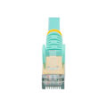 Miniatyrbillede 2 af 3: STARTECH Cat6a STP Hookless skærmet netværkskabel - 1m Aqua - Anti-Snag RJ45 Ethernet ledning - Patch kabel