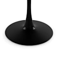 Miniatyrbillede 3 af 3: Spisebord - Versa - Lia - 73 x 120 x 120 cm - MDF træ - Metal - Sort Svart