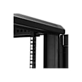Pikkukuva 2 / 4: StarTech.com 12U palvelinteline Palvelinkaappi, jonka syvyys 31" Verkkokotelo 12U patch bay Musta teline 12U 31"