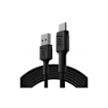 Miniatyrbillede 1 af 4: Câble Green Cell GC PowerStream USB-A - USB-C 200cm, hurtig opladning Ultra Charge, QC 3.0