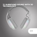 Miniatyrbillede 2 af 2: Gaming headset - MARS GAMING - MHW-Pro - 3D Surround Sound 7.1 - Bluetooth 5.3 - ARGB Flow Lighting Vit