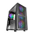 Miniatyrbild 1 av 4: Gaming Chassi ATX - Mars Gaming - MC-VAULT - 4 ARGB-fläktar - Mesh-panel - Härdat glas