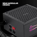 Miniatyrbillede 3 af 4: Strømforsyning - Aerocool - LUX PRO RGB 750M - 750W - 80Plus Bronze - RGB LED belysning