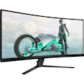 Miniatyrbillede 2 af 6: PC-skærm - PHILIPS - Evnia 34M2C3500L - 34" WQHD - Buet panel - 180Hz - 0,5ms - HDR - HDMI/DP - Sort