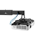 Miniatyrbillede 2 af 4: Support til kortdistance videoprojektor Vægbeslag Kabelguide Rotation 360° op til 15kg Svart