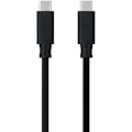 Miniatyrbillede 2 af 2: NANOCABLE 10.01.4100 USB 3.1 Gen2-kabel 10 Gbps 5A 4K/60Hz USB-C/M-USB-C/M Sort 0,5 m