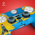 Miniatyrbillede 4 af 4: Combo Pack - Demon Slayer - Tanjiro - PS5 controller beskyttelse - Grips inkluderet - Touchpad mærkat