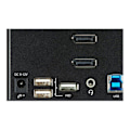 Miniatyrbillede 3 af 3: KVM-switch - Startech - SV231TDPU34K - 3 skærme 4K 60Hz - USB 3.0 - Stålkabinet