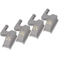 Pikkukuva 1 / 2: 4 LED-saranan sarja - KSIX SMART YOUR TECH - 3 LED-valoa - Lämmin valkoinen 3000 K - Kytkin mukana Vit varm