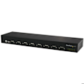 Pikkukuva 3 / 4: USB-sovitin 8 x DB9 RS232 - STARTECH - Sarjahubi - Rack-asennus - USB 2.0 - Musta
