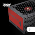 Miniatyrbillede 2 af 4: Alimentering ATX 750W - MARS GAMING - MPVU750SI - 80 Plus Silver - 87% Effektivitet - 10 Års Garanti