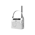 Miniatyrbillede 2 af 3: SANGEAN PR-D6 bærbar radio - Analog AM/FM - Basjustering - Hvid