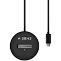 Miniatyrbillede 2 af 2: AISENS - ASUC-M2D013-BK - USB-C Dock M.2 (NGFF) Asuc-M2D013-Bk SATA/NVMe A USB3.1 Gen2, sort