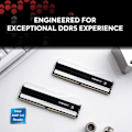 Miniatyrbillede 2 af 3: G.Skill Trident Z5 RGB 64 GB (2 x 32 GB) DDR5 6400 MHz CL32 - Hvid - Dual Channel Kit med 2 RAM-moduler DDR5 PC5-51200 - F5-6400J3