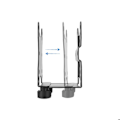 Miniatyrbillede 1 af 3: TooQ TCCH0001-B Metalstøtte til Mini PC - TCCH0001-B
