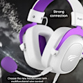 Miniatyrbillede 4 af 6: Spil headset - HAVIT - H2002D - Rosa - Stereo - Kablet - Indbygget mikrofon Blå turkos 042