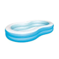 Miniatyrbillede 1 af 6: Bestway Big Lagoon De Luxe familiepool - Otte form - 262 x 157 x 46 cm - I-beam struktur Blå