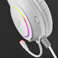 Miniatyrbillede 4 af 4: Gaming headset - Mars Gaming - MHRGB White - Spatial Sound - Professional Microphone - RGB Flow Lighting Vit