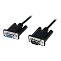 Pikkukuva 1 / 4: Serial RS232 DB9 Crossover Null Modeemi Kaapeli - STARTECH.COM - 2 m - Musta