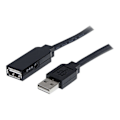 Miniatyrbillede 1 af 3: Aktiv USB 2.0 kabel forlænger - STARTECH - 35 m - Afskærmet - Sort