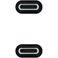Pikkukuva 3 / 4: NANOKAAPELINEN, YHTEYSTAPA 10.01.4102 Kaksois-USB 3.1 Gen.2 Type C Uroskaapeli 2m musta 5A 4K-60Hz 10Gbps 5A 10.01.4102 2m musta