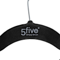 Miniatyrbillede 4 af 5: Bukseholdere - FIVE - Sæt med 2 - Sort filt - Moderne - ABS og nylon Svart
