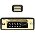 Miniatyrbillede 2 af 2: Konverterkabel - AISENS - A125-0363 - Mini DP til DVI - 2,0 m - Opløsning 1920x1080