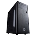 Pikkukuva 1 / 4: Hiditec ATX KLYP, Matka, PC, Synteettinen ABS, SECC, ATX, Micro-ATX, Musta, koti-toimisto