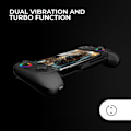 Miniatyrbillede 3 af 3: MARSGAMING MGPX, Bluetooth 5.0 2-i-1-controller, RGB Neon, Double Vibration og Turbo-funktion, Smartphone-understøttelse op til 6,8" controller RGB Neon