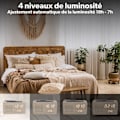 Miniatyrbild 5 av 6: T’nB – Digital väckarklockaradio med LED, 1 programmerbart larm, justerbar belysning, FM-radiostationer – Träfinish