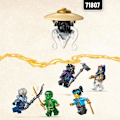 Miniatyrbillede 4 af 6: LEGO® 71809 NINJAGO er lig med Dragemesteren, Ninja-legetøj med 5 Ninja-minifigurer inklusive Lloyd og Nya-karakterer Flerfarvet