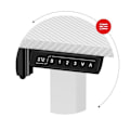 Miniatyrbillede 2 af 4: Bureau Assis Debout - HUZARO - HERO 8.2 - Hvid - Ergonomisk - MDF Kulstof 18mm Vit