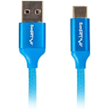 Miniatyrbillede 2 af 2: USB-kabel - LANBERG - CA-USBO-22CU-0010-BL - 1 m - USB 2.0 - USB C og A - Quick Charge 3.0