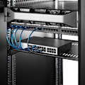 Miniatyrbillede 4 af 6: 1U ventileret hylde til serverskab - STARTECH - Dybde 400 mm - Rackmonterbar udhæng - Stål