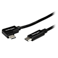 Pikkukuva 1 / 3: 1 m:n suorakulmainen USB-C-kaapeli - STARTECH - USB 2.0 - Musta