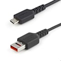 Miniatyrbillede 3 af 4: Startech USBSCHAU1M USB A USB Kabel Sort - - - Startech
