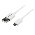Pikkukuva 1 / 4: Mikro-USB-kaapeli - A - Micro B - 2 m - Valkoinen - STARTECH.COM