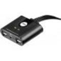Miniatyrbillede 3 af 4: Aten US424 4 Device to 4 PC/MAC USB 2.0 Sharer - USB Device Sharing Switch - Sort