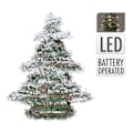Miniatyrbillede 1 af 2: Juletræ - GENERISK - 40cm - Rattan - LED - Indendørs
